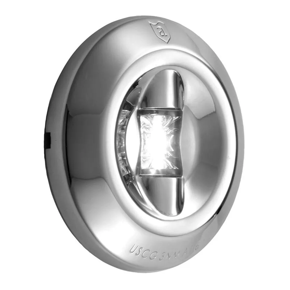 Attwood Marine 6556-7 - Attwood LED 3-Mile Transom Light - Round