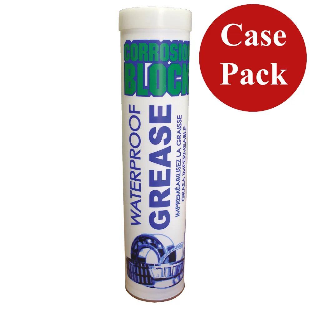 Corrosion Block 25014CASE - High Performance Waterproof Grease - 14oz Cartridge Case