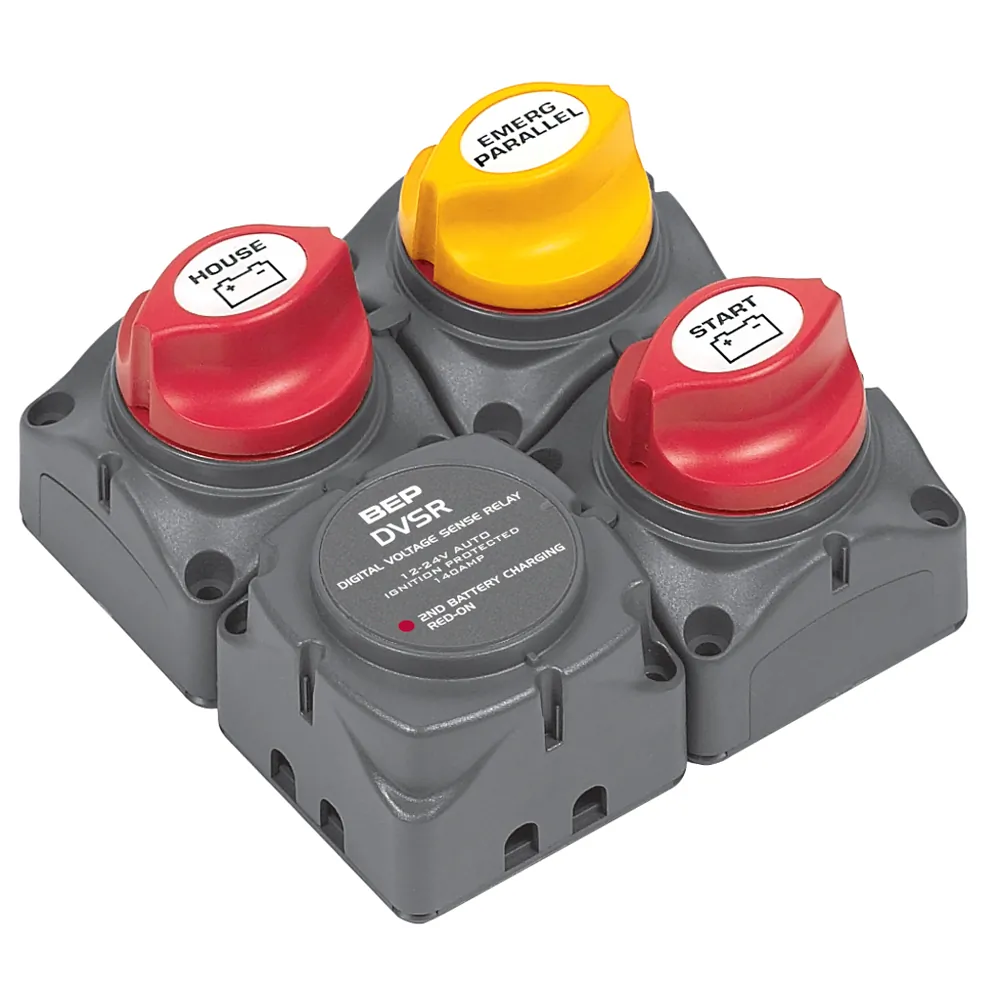 BEP Marine CW58658 — BEP Square Battery Distribution Cluster f/Single Engine w/Two Battery Banks