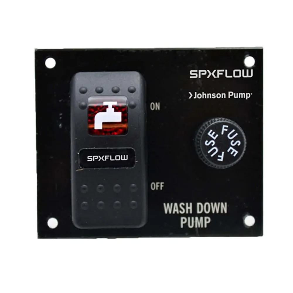 Johnson Pump 82024 — 12V Wash Down Control Switch Panel - 2-Way On/Off