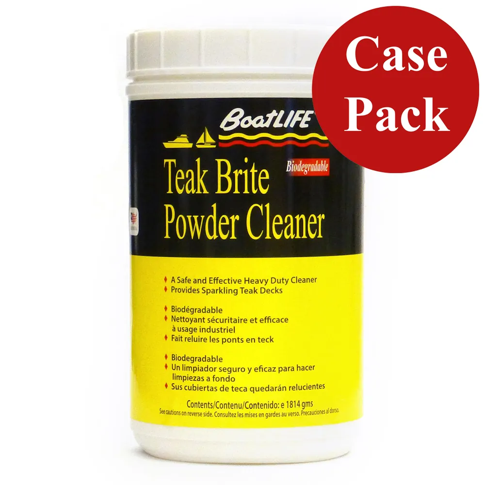 BoatLIFE 1185CASE - BoatLIFE Teak Brite Powder Cleaner - 64oz - Case of 12