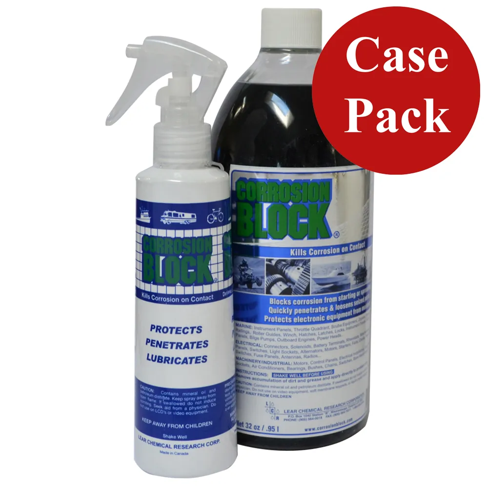 Corrosion Block 20032CASE - Corrosion Block 32oz Pump Bottle - Case of 4