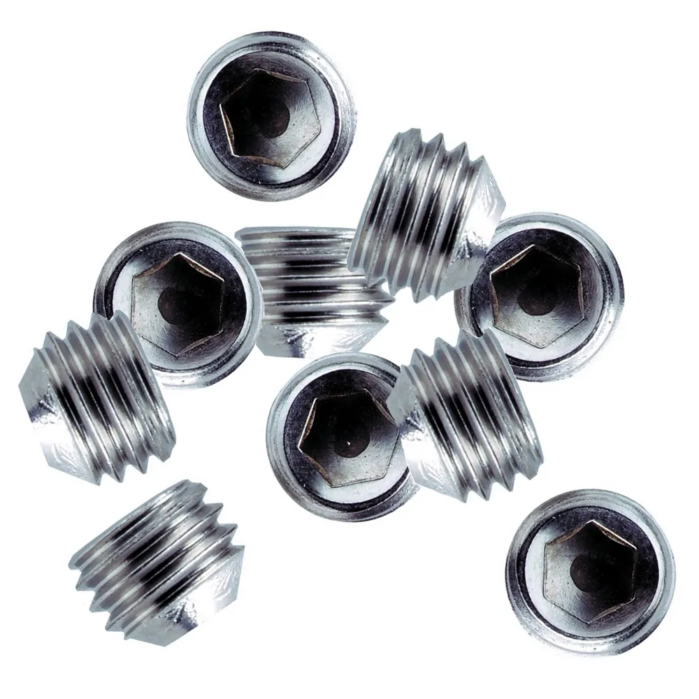 Whitecap 6249C - Whitecap 14-28 Thread Stainless Steel Set Screws - 10 Pk