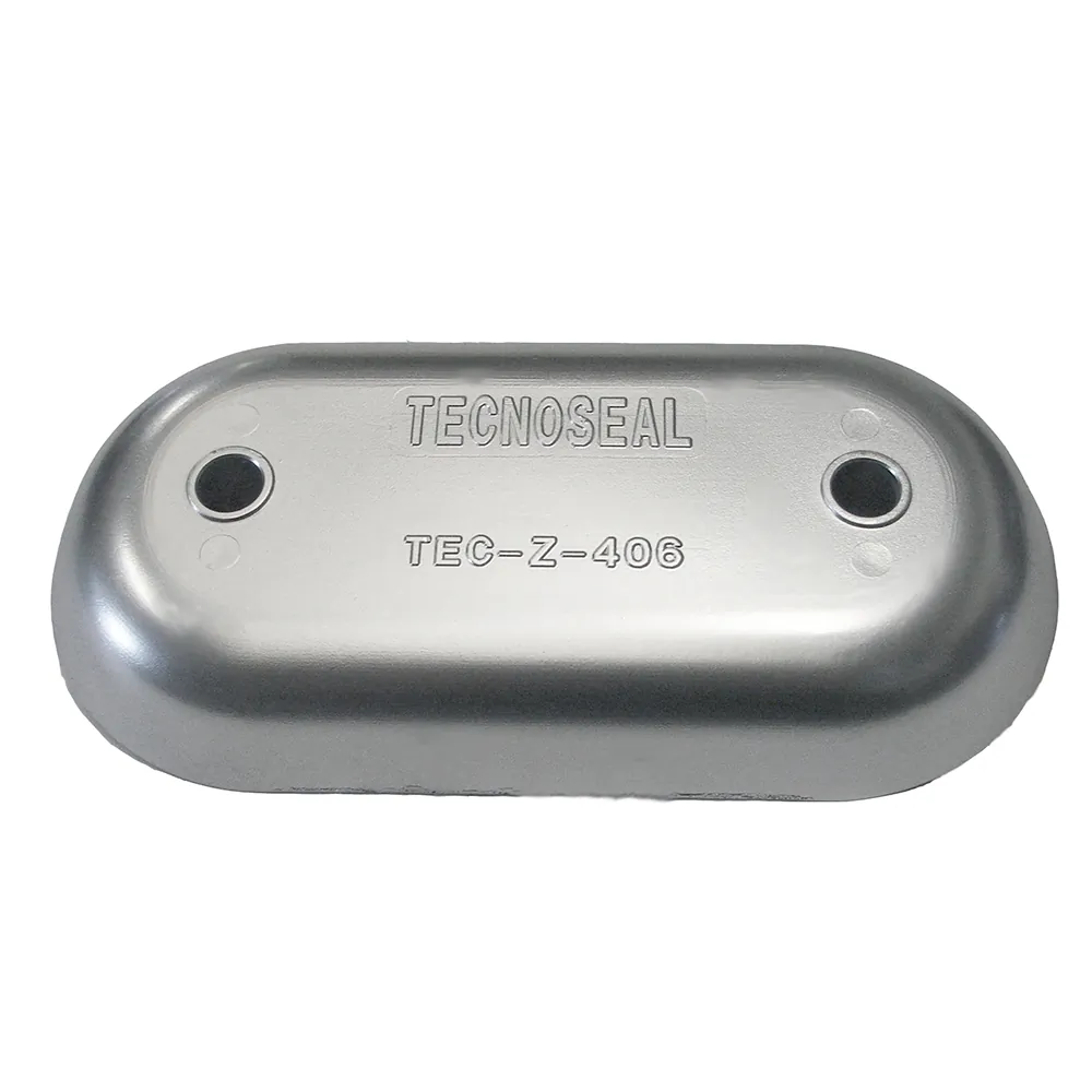 Tecnoseal TEC-Z-406MG — Magnesium Hull Plate Anode 8-3/8" x 4-1/32" x 1-1/16"