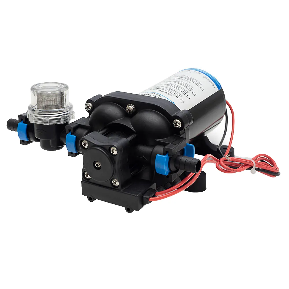 Albin Pump Marine 02-01-004 - 12V Water Pressure Pump - 3.5 GPM for On-Demand Supply