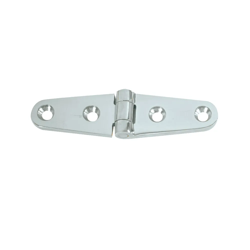 Whitecap 6025 — 4" x 1" 316 Stainless Steel Strap Hinge - Durable Design