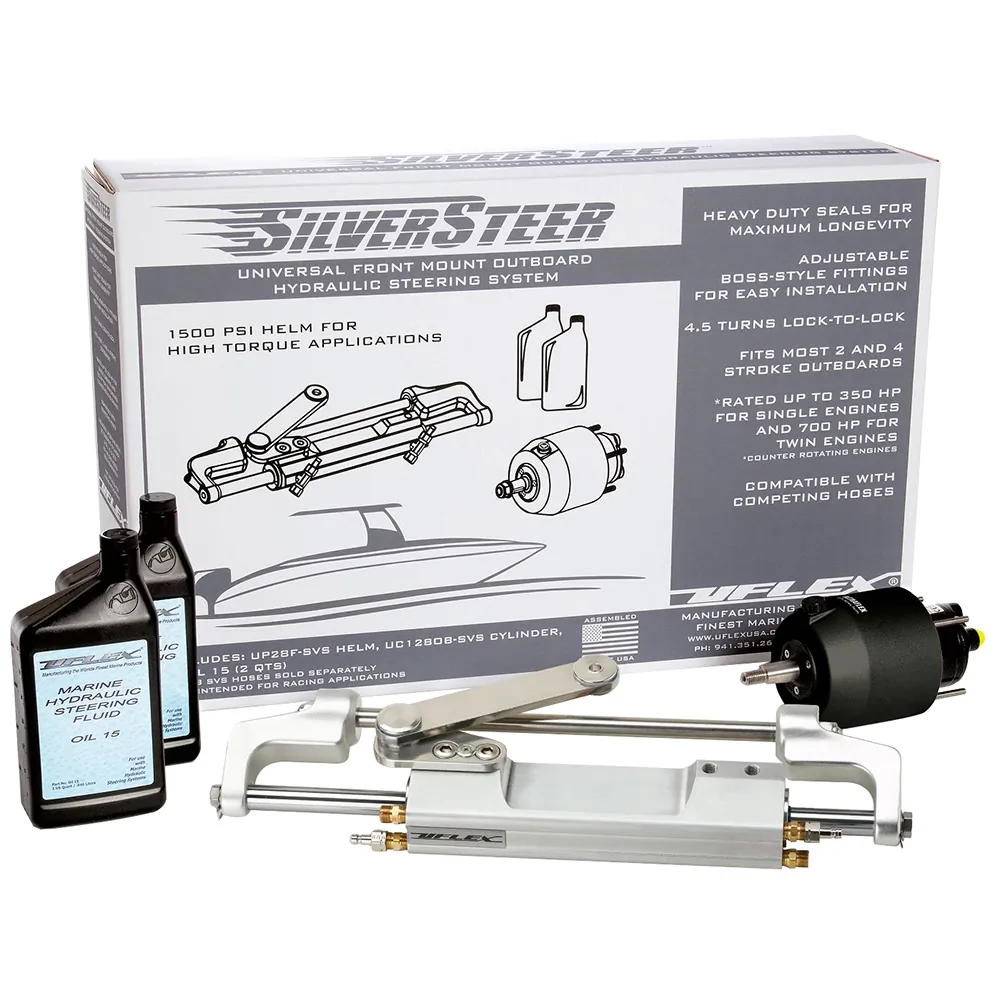 Uflex USA SILVERSTEERXP1 — Uflex SilverSteer™ Outboard Steering System with UC130-SVS-1