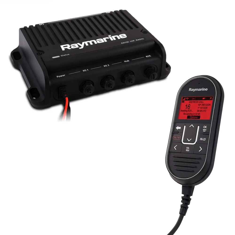 Raymarine E70493 — Raymarine Ray91 VHF Radio System w/ AIS - Dual-Station