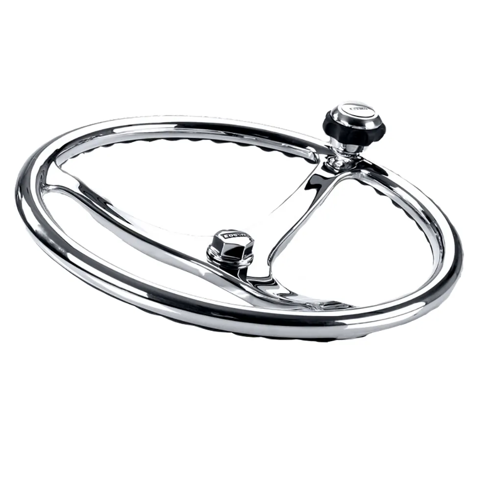 Edson Marine 1710ST-16-75T - Edson 16 Stainless Steel ComfortGrip Steering Wheel - 34 - T