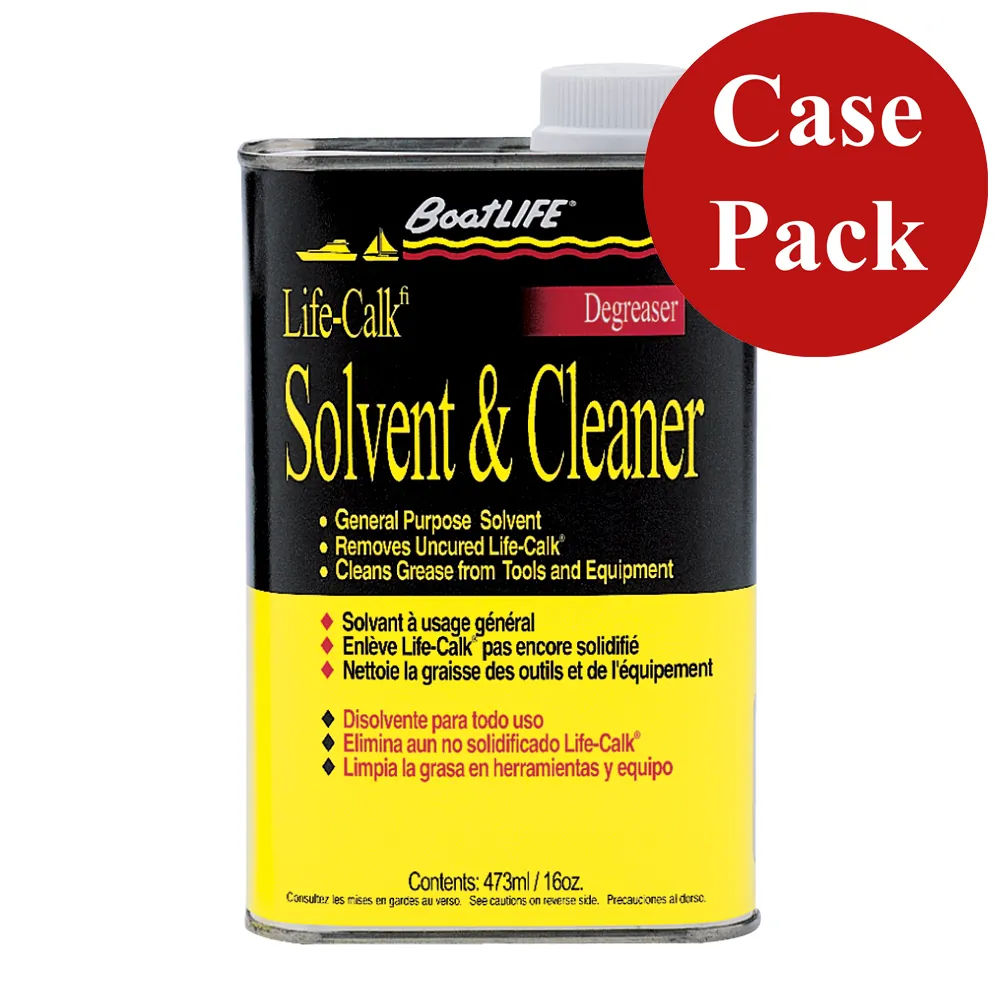BoatLIFE 1056CASE - BoatLIFE Life-Calk Cleaner & Solvent - 16oz, 12 Pack