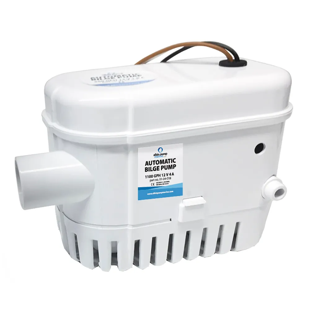 Albin Pump Marine 01-04-019 — Albin Pump Automatic Bilge Pump 1100 GPH - 24V