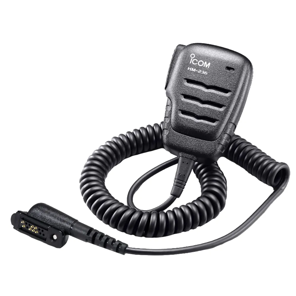 Icom HM236 — ICOM COMPACT WATERPROOF SPEAKER MIC FOR M85