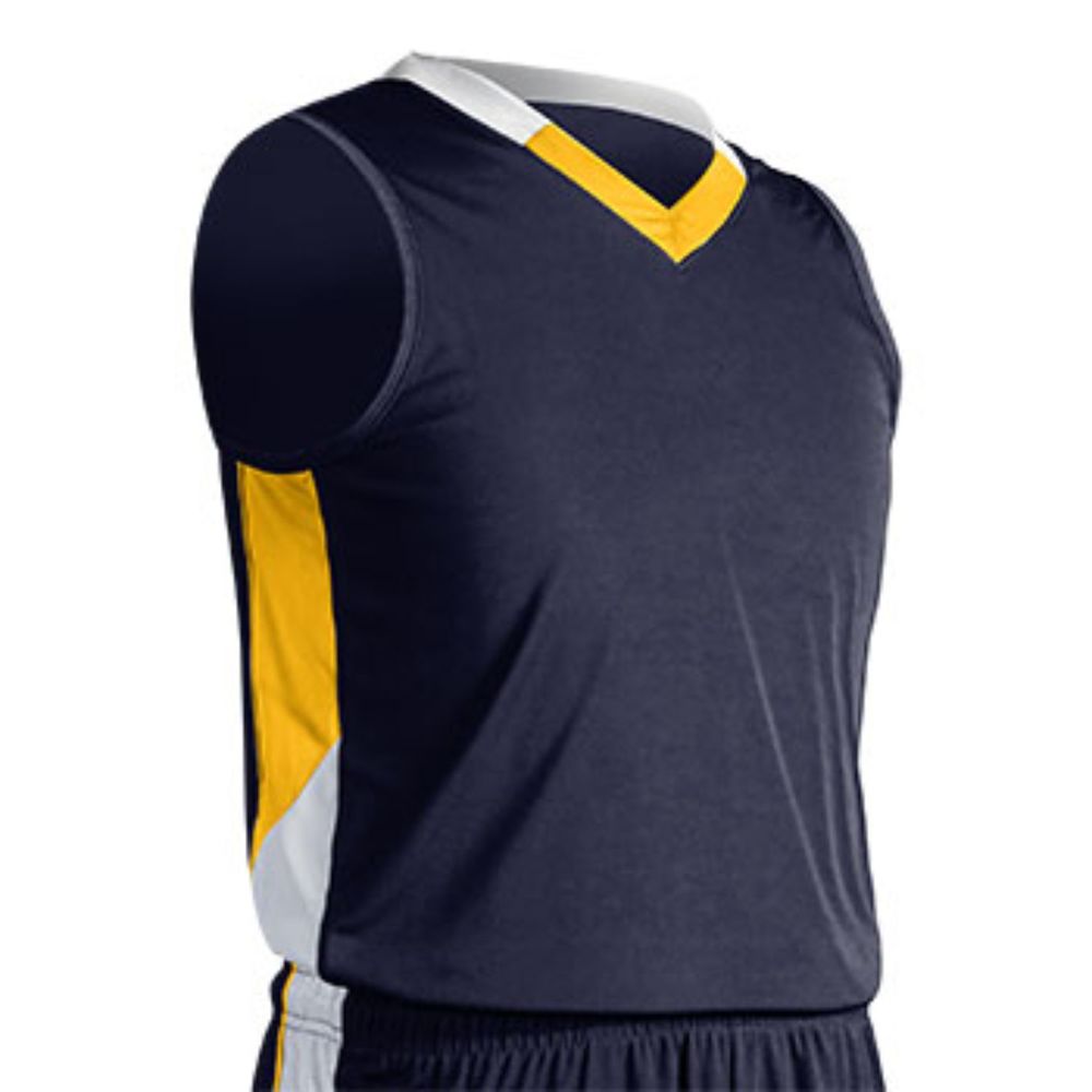 Champro BBJ21ANYGOWL - Champros Rebel Basketball Jersey is contrcuted of interlock,