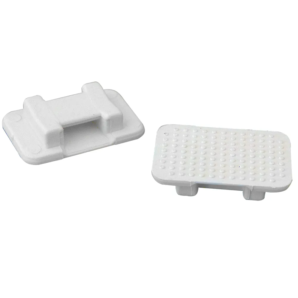 Weld Mount 805950 — Large White Nylon Wire Tie Mount for Marine Applications