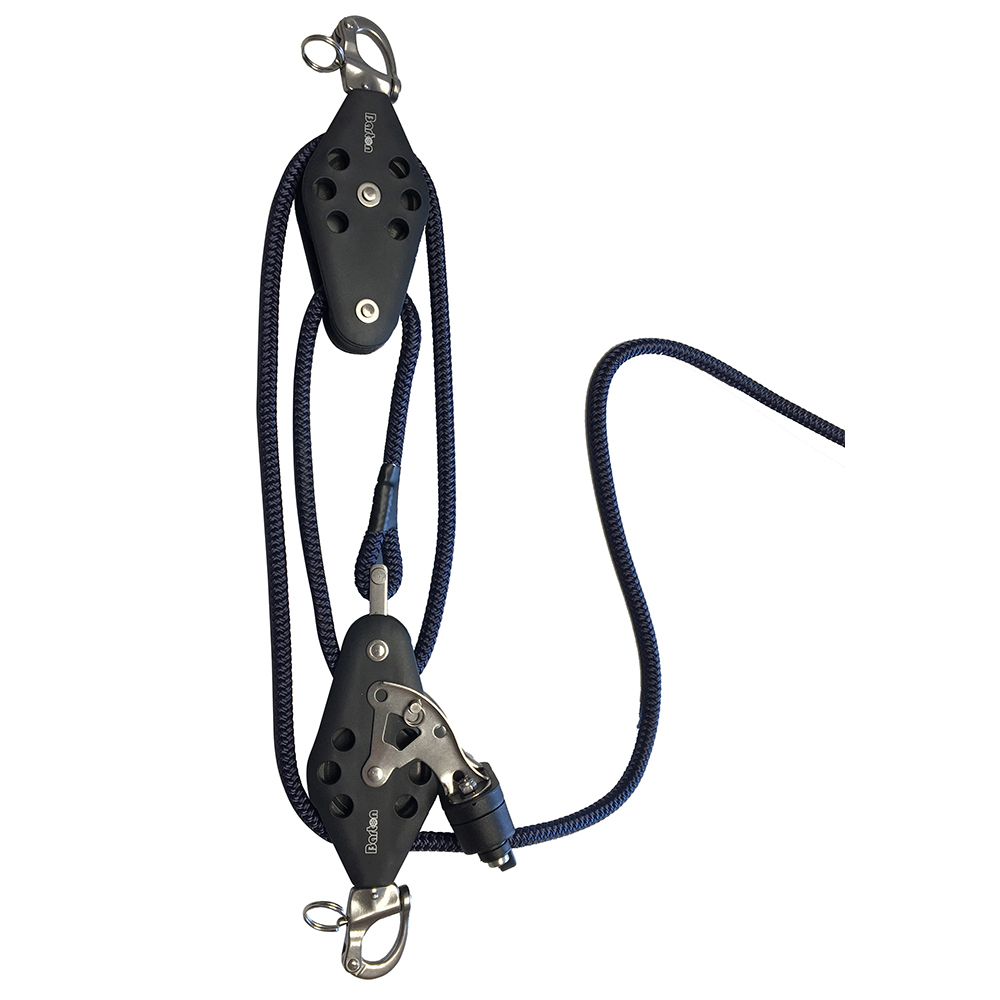 Barton Marine 03 900 - Barton Marine Size 3 4:1 Vang System - Snap Shackle Head - 2