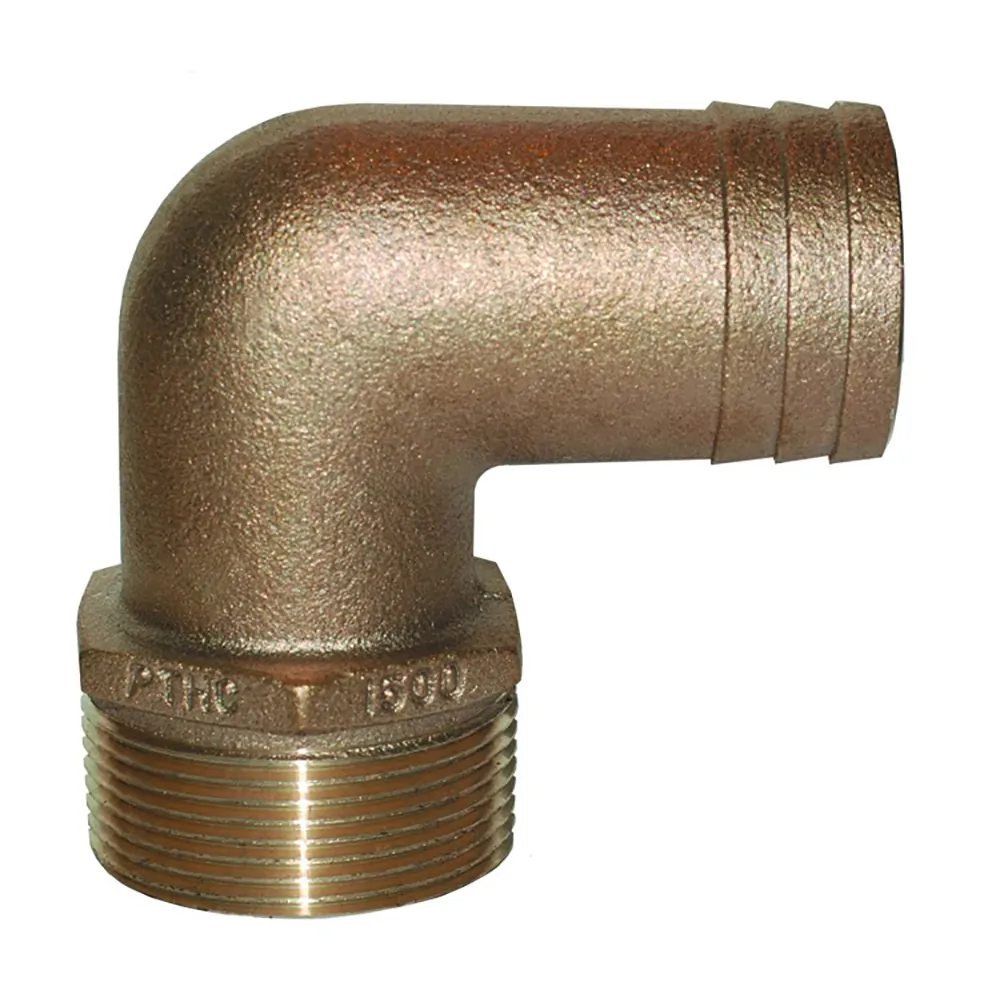 GROCO PTHC-2000 — GROCO 2" NPT Bronze 90? Pipe to Hose Fitting Elbow