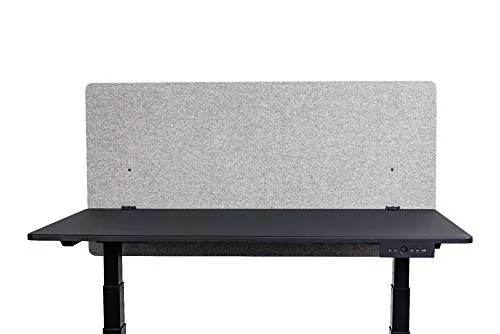 Luxor RCLM4824MG — RECLAIM 48"W x 24"H Desktop Privacy Panel - Gray