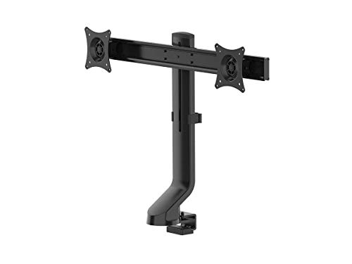 Monoprice 34303 - WORKSTREAM BY MONOPRICE DUAL MONITOR LOW PROFILE FLAT-CLAMP 