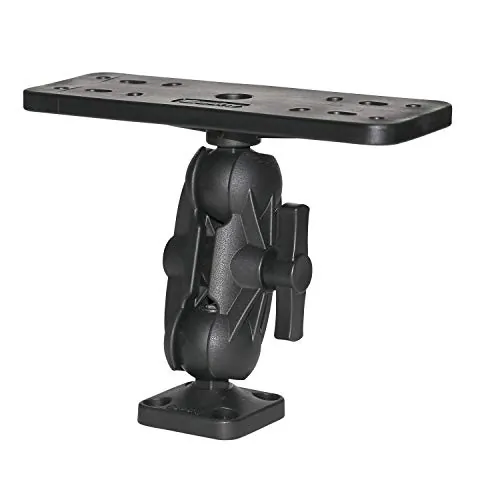 Scotty Fishing 0163 — Scotty 163 1.5" Ball Mount w/Fishfinder & Universal Mounting Plate