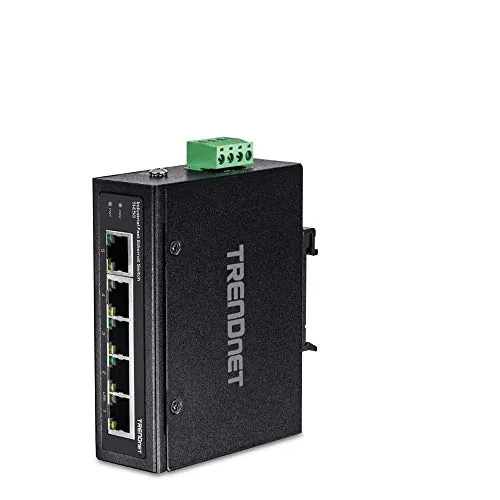 TRENDNET TI-E50 — 5-PORT INDUSTRIAL FAST ETHERNET DIN-RAIL SWITCH