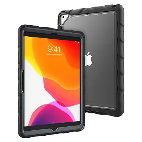 GUMDROP 01A001 — DROPTECH CLEAR FOR IPAD 10.2 9G/8G/7G - BLACK