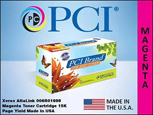 PCI 6R01699-PCI — PCI BRAND XEROX 006R01699 6R1699 MAGENTA TONER CARTRIDGE WITH 15000 PAGE YIELD F