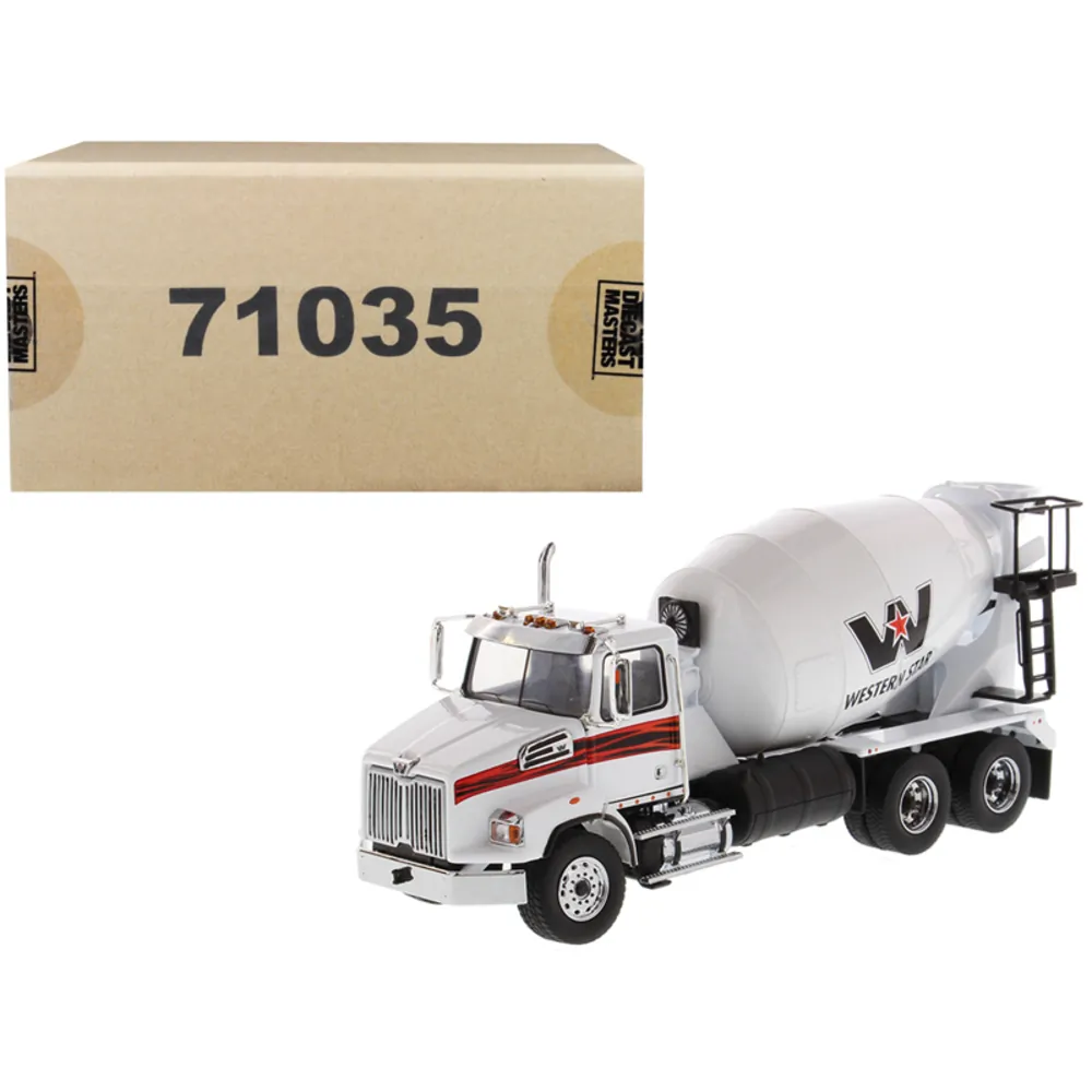 Diecast Masters 71035 — Western Star 4700 SB Concrete Mixer Truck Diecast Model