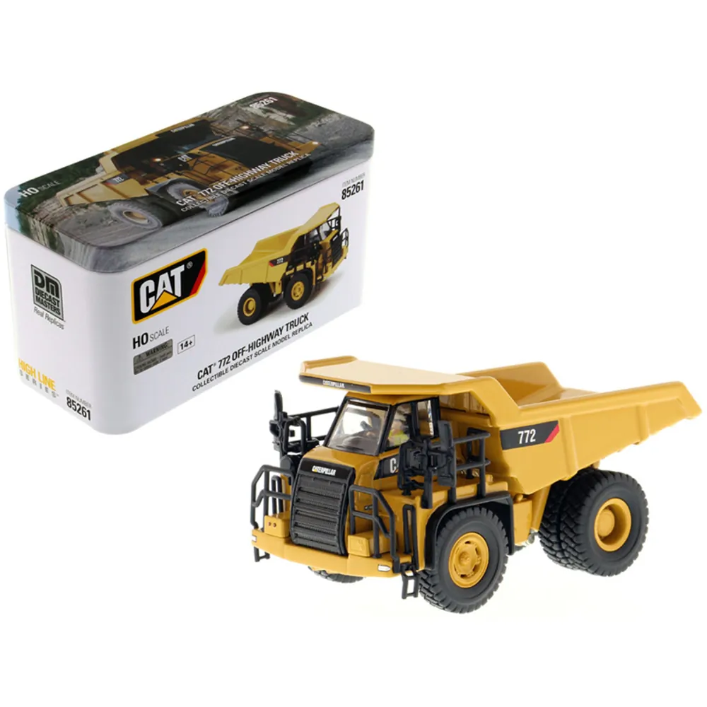 Diecast Masters 85261 — CAT Caterpillar 772 Off-Highway Dump Truck Model 1/87 Scale