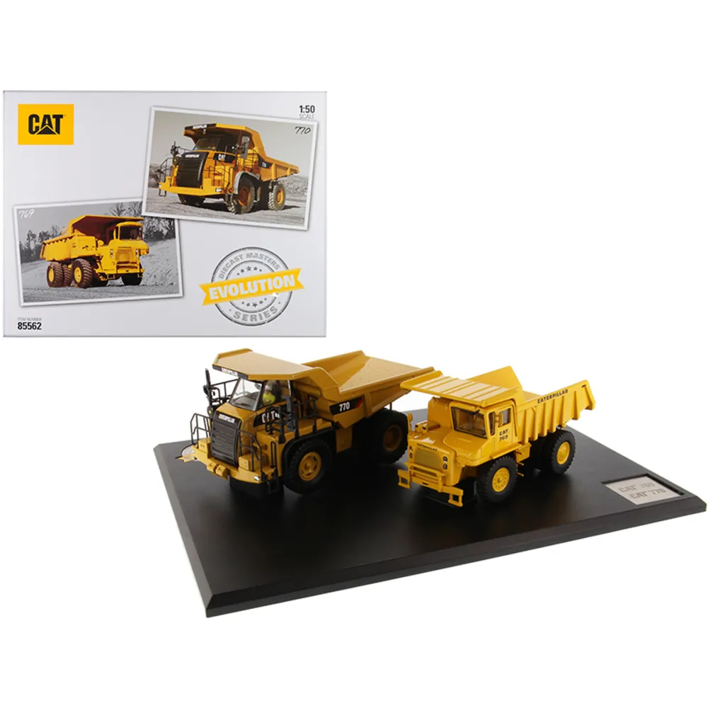 Diecast Masters 85562 — CAT Caterpillar 769 & 770 Off-Highway Truck Diecast Models