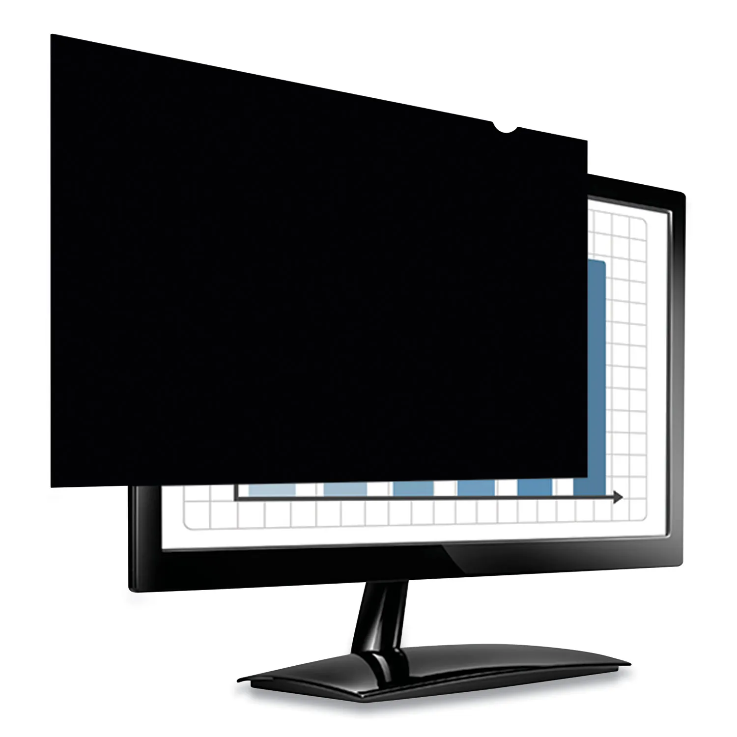 FELLOWES 4801601 — PROTECTS 24 LAPTOP OR FLAT PANEL SCREEN. REDUCES SCREEN GLARE TO HELP PREVENT EY