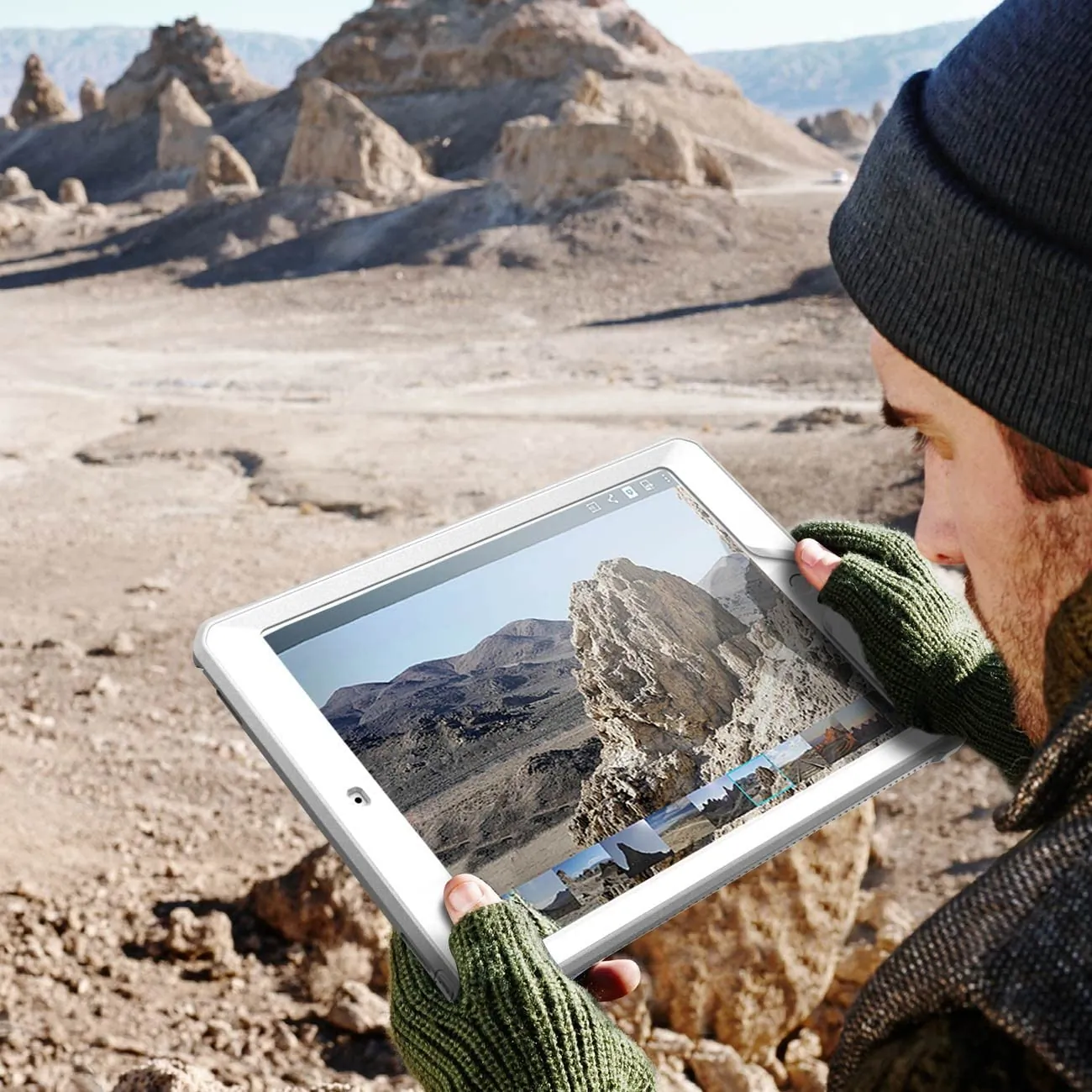 I BLASON IPAD97-UBP-WH - SUPCASE iPad 9.7 UBPRO Camo White - Rugged Case