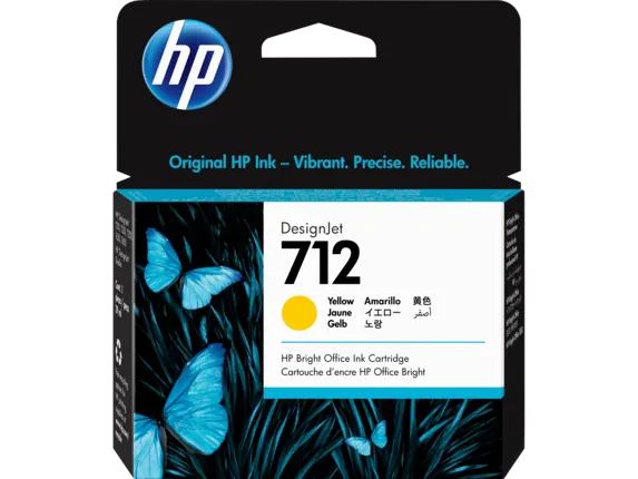 HP 3ED69A — HP 712 Ink Cartridge - Yellow - Inkjet - 1 / Pack