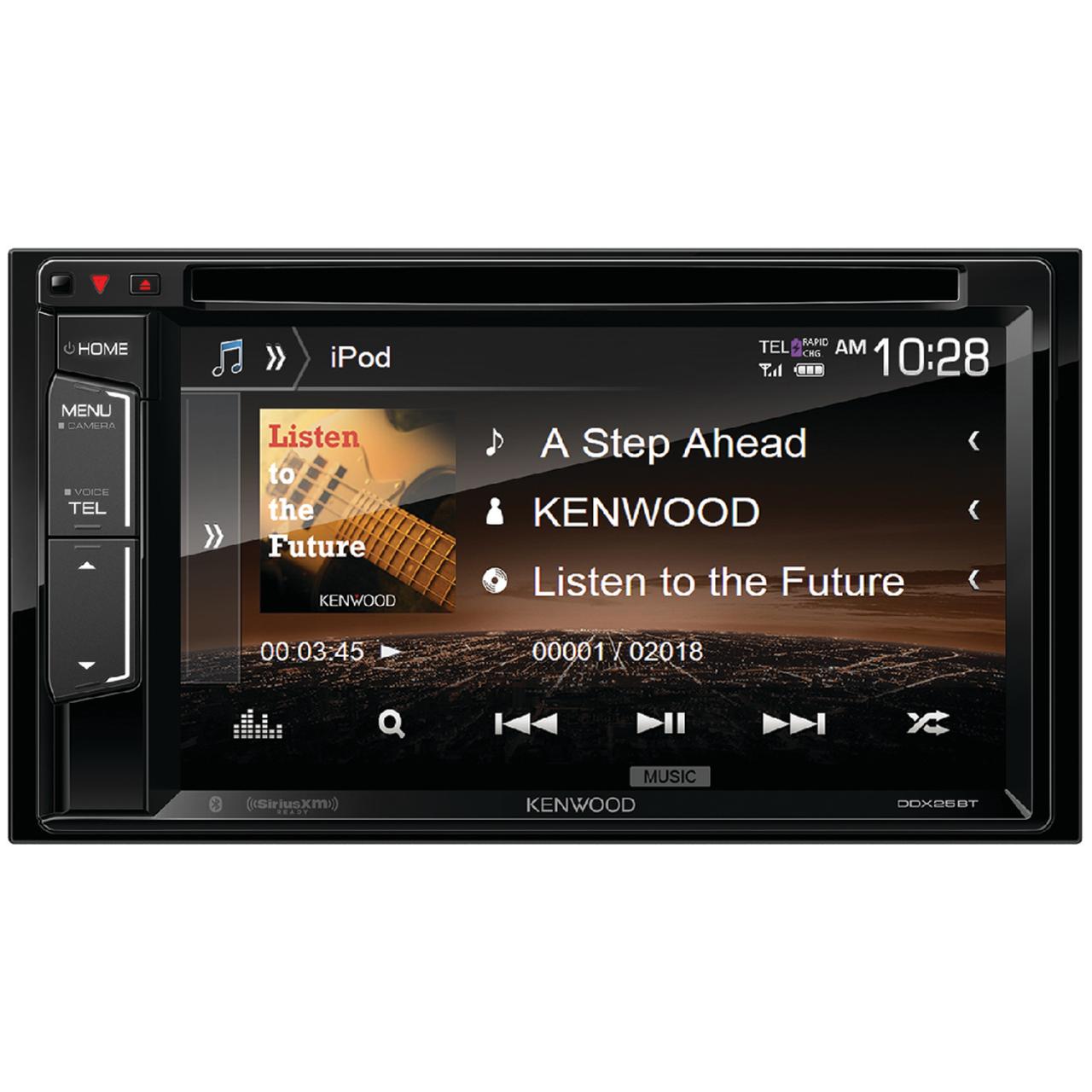 Kenwood DDX25BT - KENWOOD(R) DDX25BT 6.2 Double-DIN In-Dash DVD Receiver with 