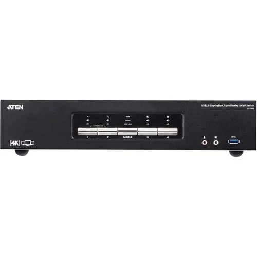 Aten Technologies CS1964 — 4-PORT USB3.0 4K DISPLAYPORT TRIPLE DISPLAY KVMP SWITCH