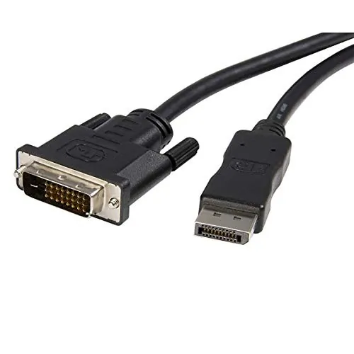 STARTECH DP2DVIMM6X10 — 10-Pack 6ft DisplayPort to DVI Cable - 1080p DisplayPort 1.2 to DVI-D Video Adapter Cable - Passive DP++ to DVI Digital Cable - DisplayPort 1.2 to DVI-D adapter cable connects DP++ source to DVI display/monitor | 1920x1200 or 1080p@60Hz | EDID & DDC pass-through - Multi-pack simplifies deployment - Passive DP to DVI cable minimizes signal loss - Driverless & OS independent