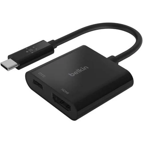 Belkin AVC002BK-BL — USB-C TO HDMI ADAPTER WITH UP TO 60W OF POWER DELIVERY
