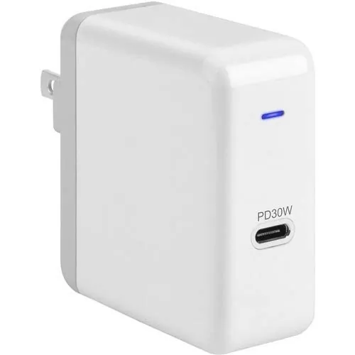 4XEM 4XUSBCPOWER30W — 30W USB-C Power Delivery Wall Charger