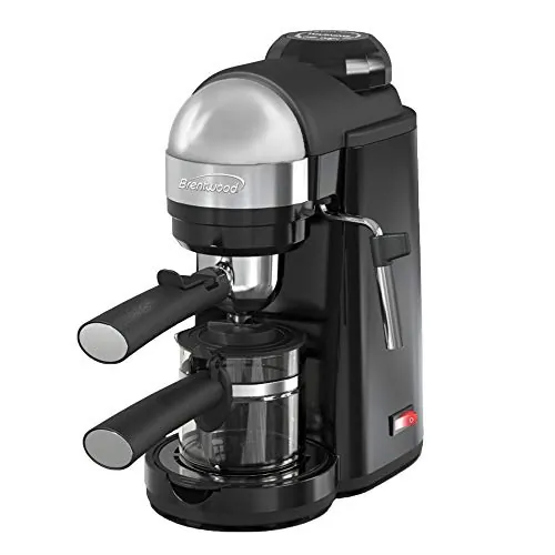 Brentwood GA-135BK — Brentwood GA-135BK Espresso and Cappuccino Maker in Black