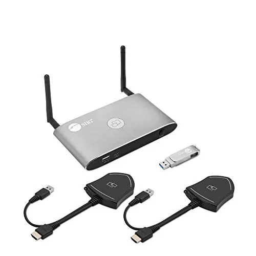 Siig CE-H26611-S1 — SIIG DUALVIEW WIRELESS PRESENTATION KIT 1080P, UP TO 49 FT (15M) (CE-H26611-S1)