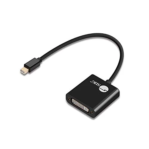 Siig CB-DP1X12-S1 — SIIG MINI DISPLAYPORT TO DVI ADAPTER 4K@30HZ, 1.62 GBPS (CB-DP1X12-S1)