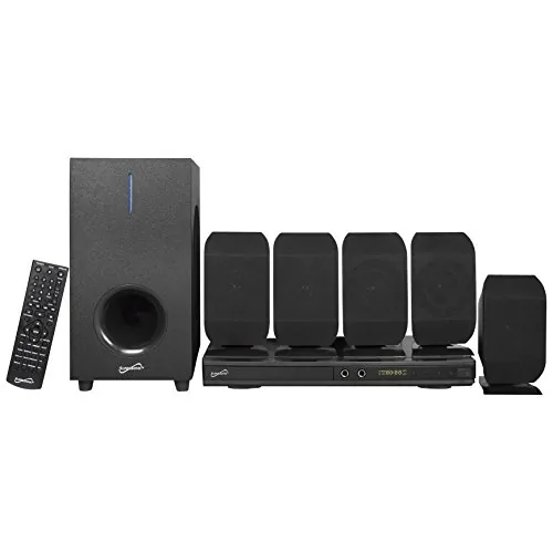 Supersonic SC-38HT — 5.1 Channel Wireless Home Theater System with Karaoke
