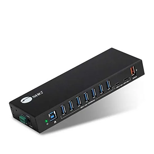 Siig ID-US0811-S1 — SIIG 10-PORT INDUSTRIAL USB 5 GBPS HUB  ESD PROTECTION (ID-US0811-S1)