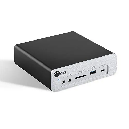 Siig JU-DK0K11-S1 — SIIG Thunderbolt 3 Docking Station with Dual M.2 NVMe SSD