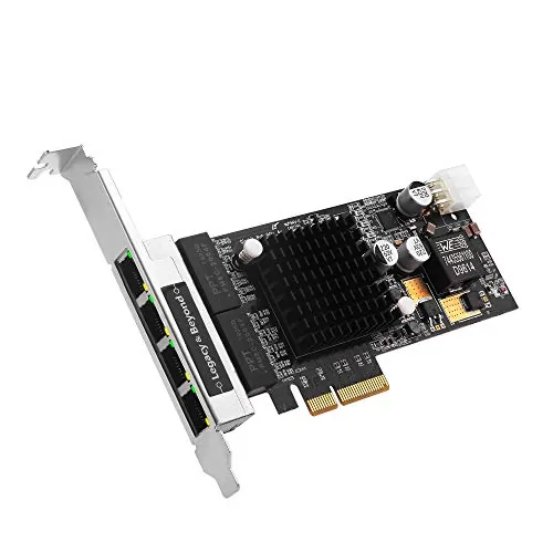 Siig LB-GE0811-S1 — ONE-TO-MANY DISTRIBUTION ADDS FOUR INDEPENDENT GIGABIT ETHERNET PORTS TO PCIE 2.