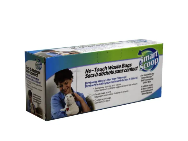 bulk buys CS167 - Smart Scoop Compatible No Touch Waste Bags - 24 Pack