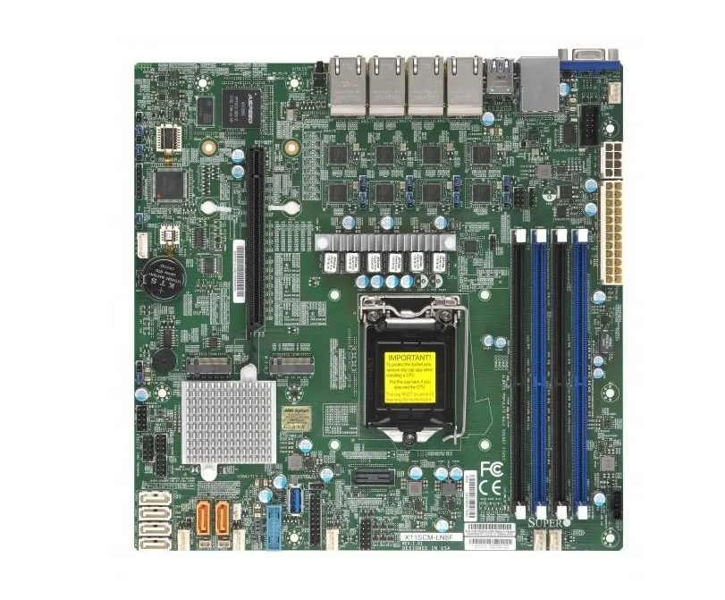 Supermicro MBD-X11SCM-LN8F-O — SuperMicro X11SCM Intel C246 Chipset DDR4 Socket H4 LGA-1151 microATX Motherboard X11SCM-LN8F