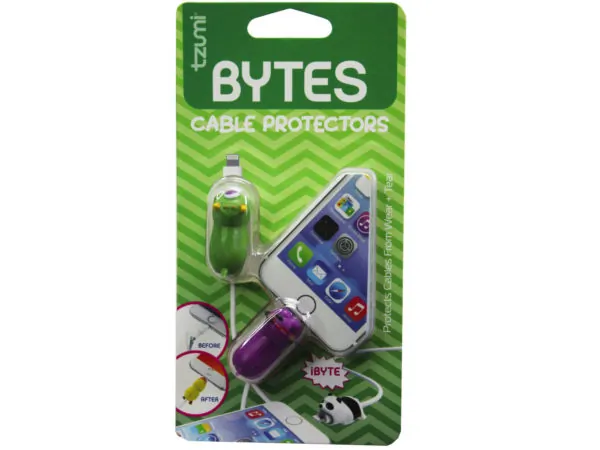 Bulk Buys EC321 — Cord Bytes 2 Pack Monsters Cord Protectors for Cables