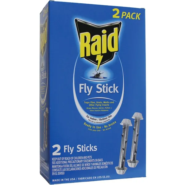 RAID PCO2PKFSTKRAID — JUMBO FLY STICKS 2PK