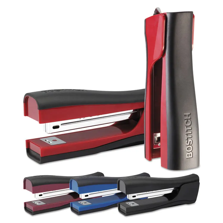 BLACK BOX CORPORATION B696R-MAG — Dynamo Stand-Up Stapler with Sharpener, Wine Metallic