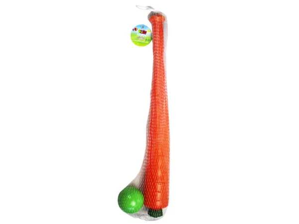 bulk buys KA818 - Carrot Shaped Bat Toy Baseball Set for Pets